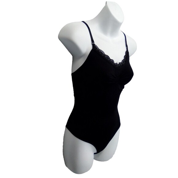 Miss Curvy Women's Shapeware Seamless Sculpting Bodysuit Black Size XXS/XS - Picture 5 of 10